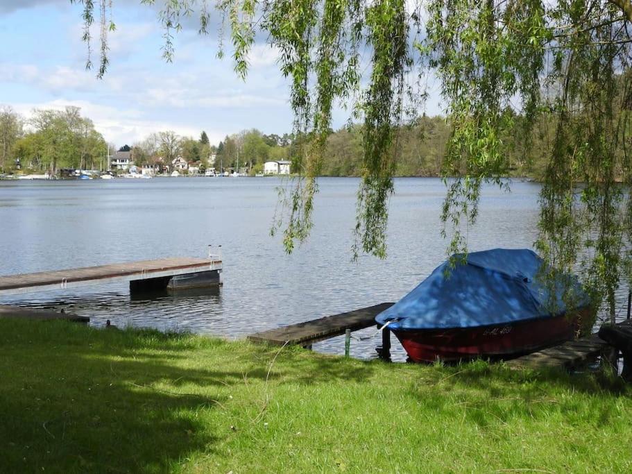 Dachwohnung Mit Wasserblick Und Eigenem Bootssteg Berlin Kültér fotó
