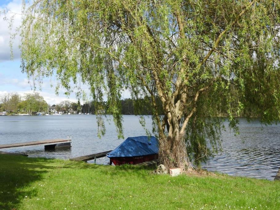 Dachwohnung Mit Wasserblick Und Eigenem Bootssteg Berlin Kültér fotó
