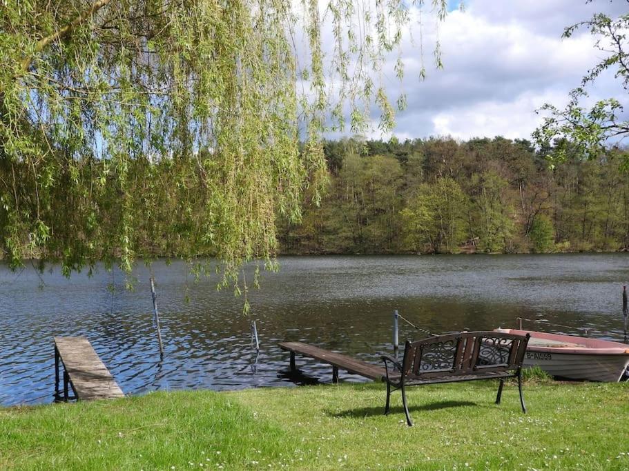 Dachwohnung Mit Wasserblick Und Eigenem Bootssteg Berlin Kültér fotó
